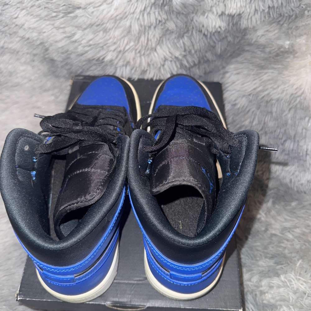 Jordan 1 mid Royal Blue and Black High-Tops